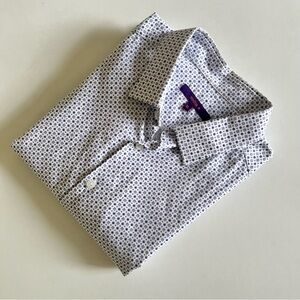 Nodus Geometric Mini Floral Tile Print Dress Shirt Size XL